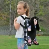The Queen's Treasures 18" Doll 5 Piece Rag Doll Girl And American Backpack