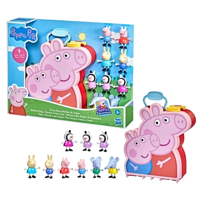 Hasbro Peppa Pig Carry-Along Brothers & Sisters (Target Exclusive) 2 Hasbro Peppa Pig Carry-Along Brothers & Sisters (Target Exclusive) - Image 2