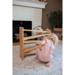 Remley Kids Wooden Ball Roller Racetrack - Balls Included, Harvest Finish -FUNKO Shop GUEST 01c11abb c08d 40f5 a4ee b83c9c7a2f02