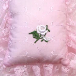 Sophia’s 3 Piece Eyelet Bedding Set For 18" Dolls, Light Pink