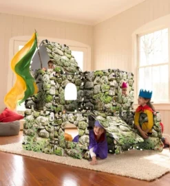 HearthSong 16-Panel Mossy Fortress Indoor Fantasy Forts Kit With 22" Sq. Mossy Print Cardboard Panels -FUNKO Shop GUEST 06837d61 5f15 4e41 8d5e 6fa0f9f1df15