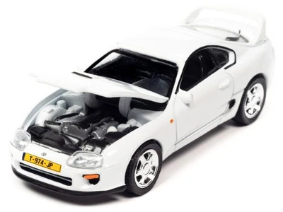 1997 Toyota Supra Super White "Modern Muscle" Limited Edition 1/64 Diecast Model Car By Auto World 2 1997 Toyota Supra Super White "Modern Muscle" Limited Edition 1/64 Diecast Model Car By Auto World - Image 2