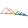 TickiT Wooden Rainbow Architect Triangles, Set Of 7