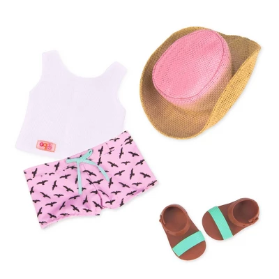 Our Generation Coral With Storybook & Accessories 18" Posable Surfer Doll 5 Our Generation Coral With Storybook & Accessories 18" Posable Surfer Doll - Image 5