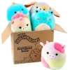Squishmallows Squishmallow 5" Plush Mystery Box, 5-Pack - Assorted Set Of Various Styles - Official Kellytoy - Cute And Soft Squishy Stuffed Animal Toy - Great Gift