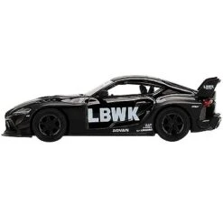 Toyota GR Supra LB Works RHD (Right Hand Drive) Black "China Exclusive" 1/64 Diecast Model Car By True Scale Miniatures