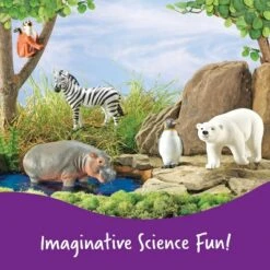 Learning Resources Jumbo Zoo Animals I Monkey, Penguin, Zebra, Polar Bear, And Hippo, 5 Animals -FUNKO Shop GUEST 0dd317d3 b1f1 486d 99de 8654d7f1f7d9