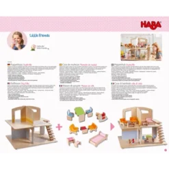 HABA Little Friends Dollhouse City Villa With 10 Pieces Of Furniture 18 HABA Little Friends Dollhouse City Villa With 10 Pieces Of Furniture -FUNKO Shop GUEST 12085b16 b718 4e24 9ebd f712054452df
