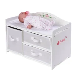 Badger Basket Doll Care Station With Three Baskets And Pocket Organizer - White Rose -FUNKO Shop GUEST 124f0cb6 35a2 4268 b30e cc3bce3d7f30