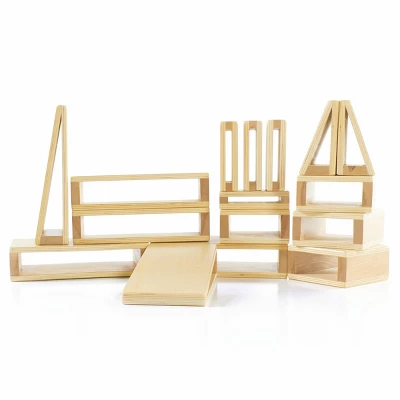 Kaplan Early Learning Junior Hollow Block Set - 16 Pcs 1 Kaplan Early Learning Junior Hollow Block Set - 16 Pcs