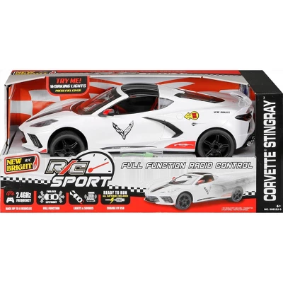 New Bright RC 1:8 Scale (22") FF USB Showcase Sportscar - Corvette Stingray - White 7 New Bright RC 1:8 Scale (22") FF USB Showcase Sportscar - Corvette Stingray - White - Image 7