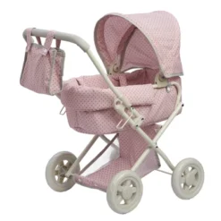 Olivia's Little World - Polka Dots Princess Baby Doll Deluxe Stroller - Pink & Gray -FUNKO Shop GUEST 16444a2a 2390 4864 b928 42504a828cea