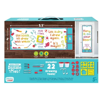 Giant Aqua Draw Door & Floor Doodle Mat With 22 Mess-Free Tools – Chuckle & Roar 3 Giant Aqua Draw Door & Floor Doodle Mat With 22 Mess-Free Tools – Chuckle & Roar - Image 3