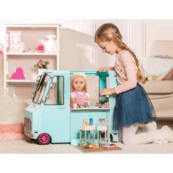 Our Generation Sweet Stop Ice Cream Truck With Electronics For 18" Dolls - Light Blue -FUNKO Shop GUEST 1870b526 40f0 49e2 aa0b 0514dcc6ef48