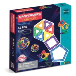 Magformers Original Creator Set Line Designer Set - 62pc