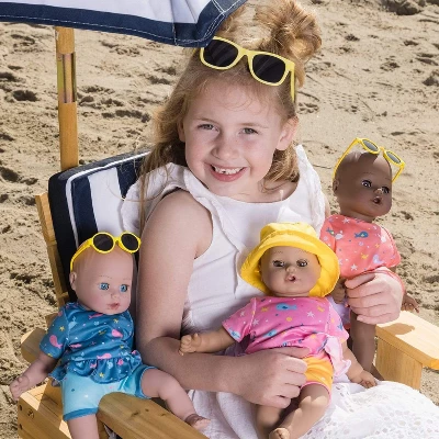 Adora Beach Baby Doll Piper, 13 Inch Beach Toy With Sun Activated Freckles & Rosy Cheeks 7 Adora Beach Baby Doll Piper, 13 Inch Beach Toy With Sun Activated Freckles & Rosy Cheeks - Image 7