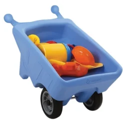 Wesco Toddler Sized Small Wheelbarrow In Blue