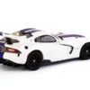 Dodge Viper ACR Extreme Commemorative Ed White W/Blue Stripes "Lamley Group Special Ed" 1/64 Diecast Model Car By Tarmac Works