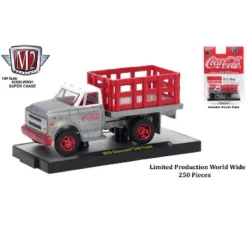 "Coca-Cola" Release 1, Set Of 3 Cars Limited Edition To 4,800 Pieces Hobby Exclusive 1/64 Diecast Models By M2 Machines