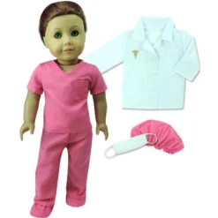 Sophia’s Doll Doctor Scrubs And Lab Coat Set For 18" Dolls 7 Sophia’s Doll Doctor Scrubs And Lab Coat Set For 18" Dolls -FUNKO Shop GUEST 2178b168 dade 42f9 b9b1 283d46f804b2