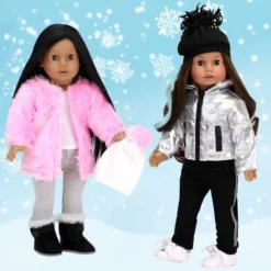 Sophia’s Coat, Winter Hat, Leggings And Boots For 18" Dolls, Pink -FUNKO Shop GUEST 21dcb099 5c07 4e32 9a32 1beac41688d6