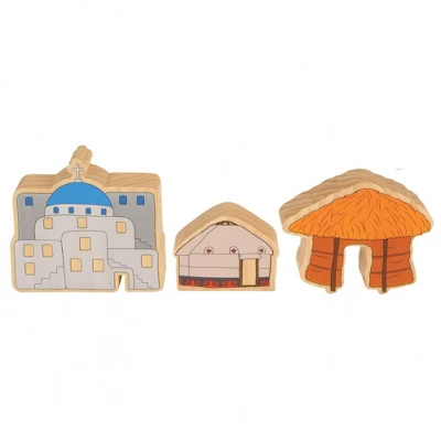 Trenak Trading Homes Around The World Wooden Blocks - Set Of 15 4 Trenak Trading Homes Around The World Wooden Blocks - Set Of 15 - Image 4