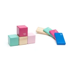 Tegu Magnetic Wooden Blocks, 8-Piece Pocket Pouch, Blossom -FUNKO Shop GUEST 22eeb5d6 fbc1 474c b44b 84e01803e6a3
