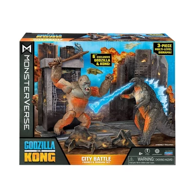 Godzilla Vs. Kong MonsterVerse 6" City Battle Figure Bundle 3 Godzilla Vs. Kong MonsterVerse 6" City Battle Figure Bundle - Image 3