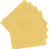 Big Bag Of Bricks Large Yellow Building Plates 10"x10", 4 Pack