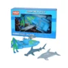 Wild Republic Adventure Box Set Shark Animal Figure, 4 Inches