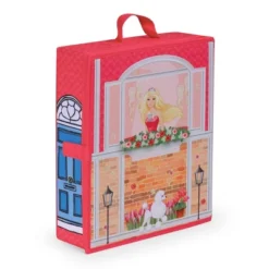 Home & Go Dollhouse Playset Travel & Storage Case With Bed/Bedding For 12" Fashion Dolls - Pink -FUNKO Shop GUEST 27bfc116 6089 47f2 9a0d 432ed54f332a