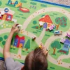 Melissa & Doug Blues Clues & You! Blue's Neighborhood Activity Rug