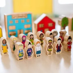 Kaplan Early Learning Children Around The World Wooden Figures - Set Of 17 -FUNKO Shop GUEST 2855e38b 60bb 4ef2 a191 983edb7bc980