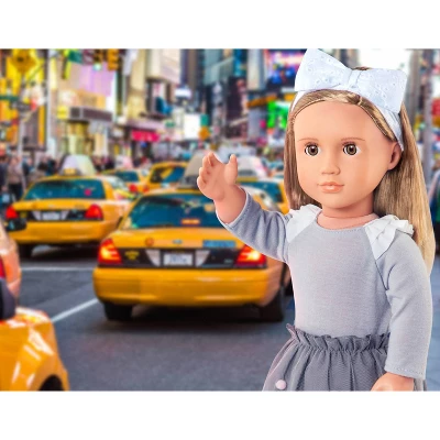 Our Generation Bina With Pom Pom Skirt 18" Fashion Doll 1 Our Generation Bina With Pom Pom Skirt 18" Fashion Doll