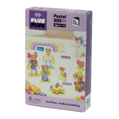 Plus-Plus Open Play Set, Pastel, 300 Pieces