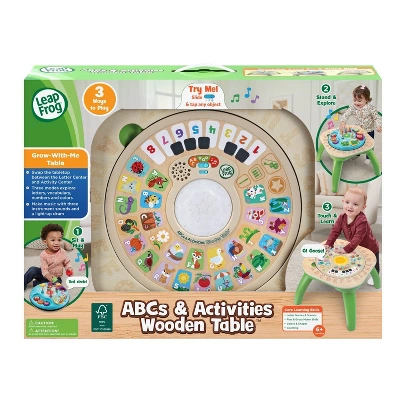 LeapFrog ABC's & Activities Wooden Table 8 LeapFrog ABC's & Activities Wooden Table - Image 8