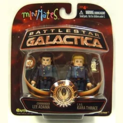 Diamond Comic Distributors, Inc. Battlestar Galactica Series 3 Minimates Adama & Thrace