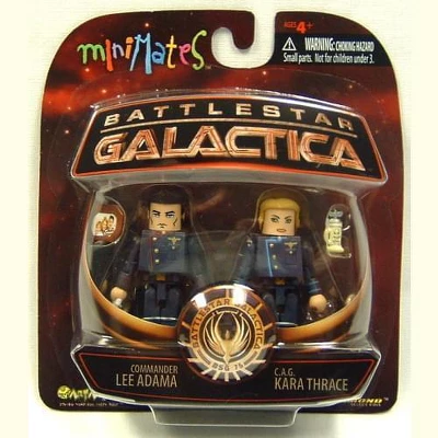 Diamond Comic Distributors, Inc. Battlestar Galactica Series 3 Minimates Adama & Thrace 1 Diamond Comic Distributors, Inc. Battlestar Galactica Series 3 Minimates Adama & Thrace