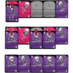 The Dusty Tophat LTD Couch Skeletons Card Game For 2 Players