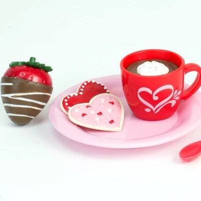 Sophia’s Dessert Set With Hot Cocoa For 18 Inch Dolls, Red/Pink 3 Sophia’s Dessert Set With Hot Cocoa For 18 Inch Dolls, Red/Pink - Image 3