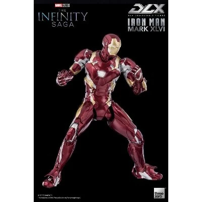 Marvel Iron Man Mark 46 1:12 Scale Figure | Threezero The Avengers Infinity Saga DLX Action Figures 3 Marvel Iron Man Mark 46 1:12 Scale Figure | Threezero The Avengers Infinity Saga DLX Action Figures - Image 3