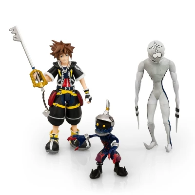 Diamond Comic Distributors, Inc. Kingdom Hearts 2 Action Figures Collection Set | Includes Sora, Dusk, & Soldier 2 Diamond Comic Distributors, Inc. Kingdom Hearts 2 Action Figures Collection Set | Includes Sora, Dusk, & Soldier - Image 2