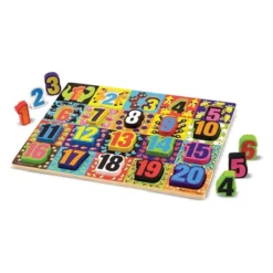 Melissa & Doug Jumbo Numbers Wooden Chunky Puzzle (20pc) -FUNKO Shop GUEST 33ada710 5227 4a3a 8b59 977ca8b001e3