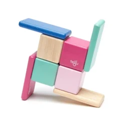 Tegu Magnetic Wooden Blocks, 8-Piece Pocket Pouch, Blossom -FUNKO Shop GUEST 34712a12 87e6 437d be19 62ebc94ad55b