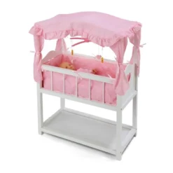 Badger Basket Doll Canopy Crib With Mobile & Storage Bins -FUNKO Shop GUEST 3515938f 4485 4b64 84a6 653983d3c2a1