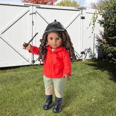 Dress Along Dolly Equestrian Horse Riding Outfit For American Girl Doll 3 Dress Along Dolly Equestrian Horse Riding Outfit For American Girl Doll - Image 3