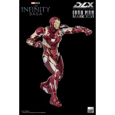 Marvel Iron Man Mark 46 1:12 Scale Figure | Threezero The Avengers Infinity Saga DLX Action Figures 4 Marvel Iron Man Mark 46 1:12 Scale Figure | Threezero The Avengers Infinity Saga DLX Action Figures - Image 4