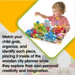 Leo & Friends Wooden City Building Block Toy 100-Piece Set -FUNKO Shop GUEST 3774991a a271 4b78 ade2 8df80ab2ee41