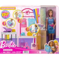 Barbie Make & Sell Boutique Playset With Brunette Doll, Foil Design Tools, Clothes & Accessories -FUNKO Shop GUEST 3856352b acdc 4c9c 97ff 7670695ea3af