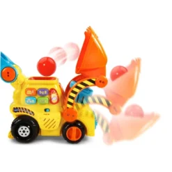 VTech Pop-a-Balls Push And Pop Bulldozer